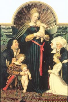 Hans The Younger Holbein : The Meyer Madonna